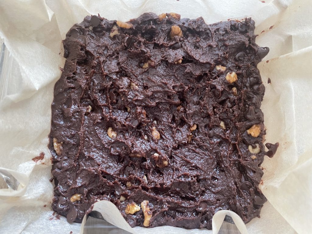 made with love: chocolate brownies with walnuts