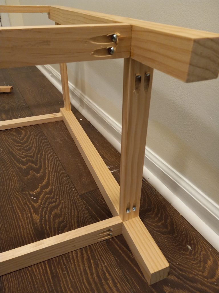 DIY Pottery Barn Inspired Console Table A Simple Life Home